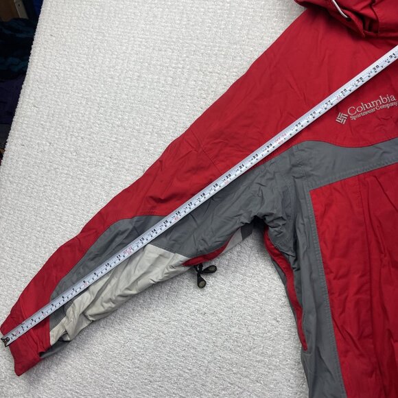 VTG Columbia Shell Jacket Mens L Titanium Omni Tech Interchange Waterproof Read - Picture 11 of 16